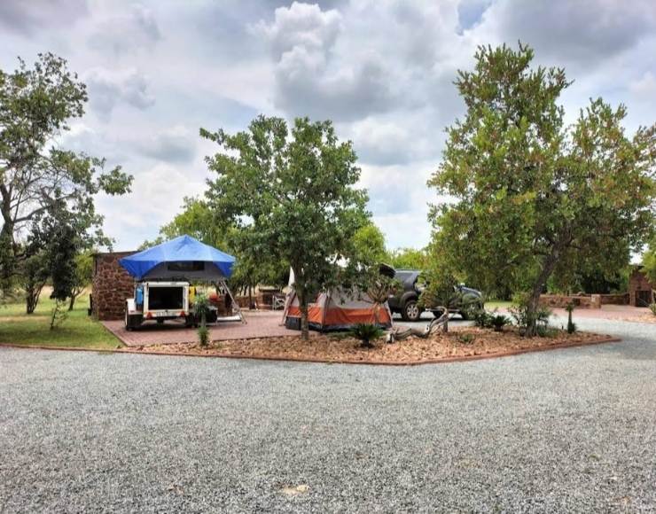 Private campsite facilities
